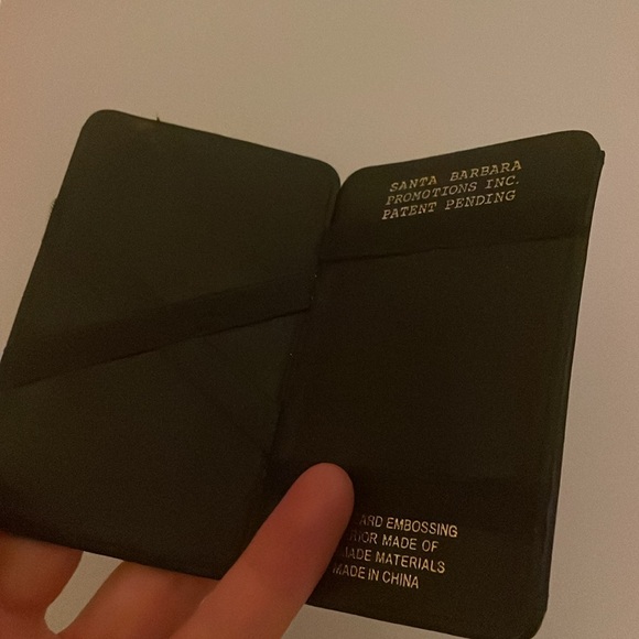 Duel opening leather card holder - Picture 4 of 4